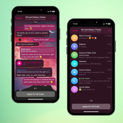 Girl And Galaxy Theme