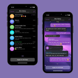 Beautiful purple galaxy for phones