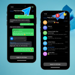 Apple iMessages Dark 
