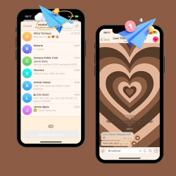 Brown heart